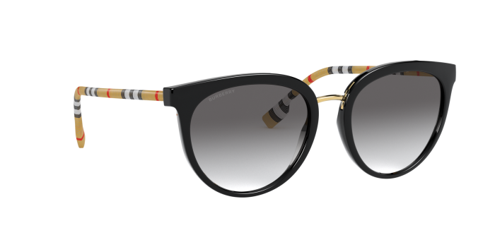 BURBERRY BE 4316 385311 54 Kadın Çekik Güneş Gözlüğü - 13