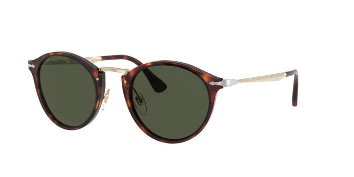 PERSOL PO 3166S 24/31 49 Erkek Yuvarlak Güneş Gözlüğü - 1