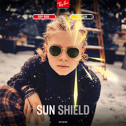 Ray-ban junior güneş gözlükleri ile çocukların gözlerini koruyun 339