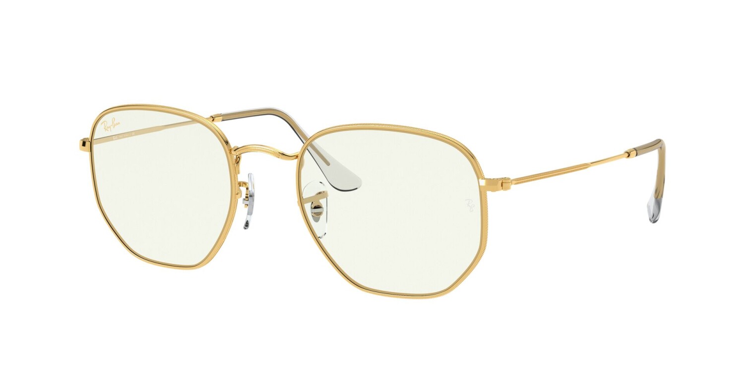 Ray-ban RB 3548 9196BF 51 HEXAGONAL Unisex Mavi ışık Önleyici Gözlük