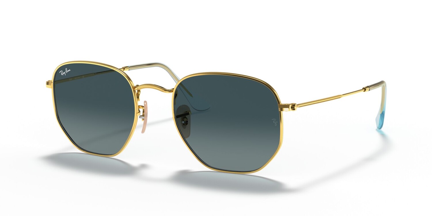 RAY-BAN RB 3548N 91233M 51 HEXAGONAL FLAT LENSES Unisex Köşeli Güneş Gözlüğü